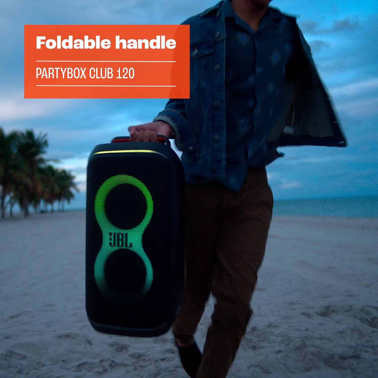 🔊 JBL PartyBox Club 120 – Caixa de Som Bluetooth Portátil com Show de Luzes - Image 2