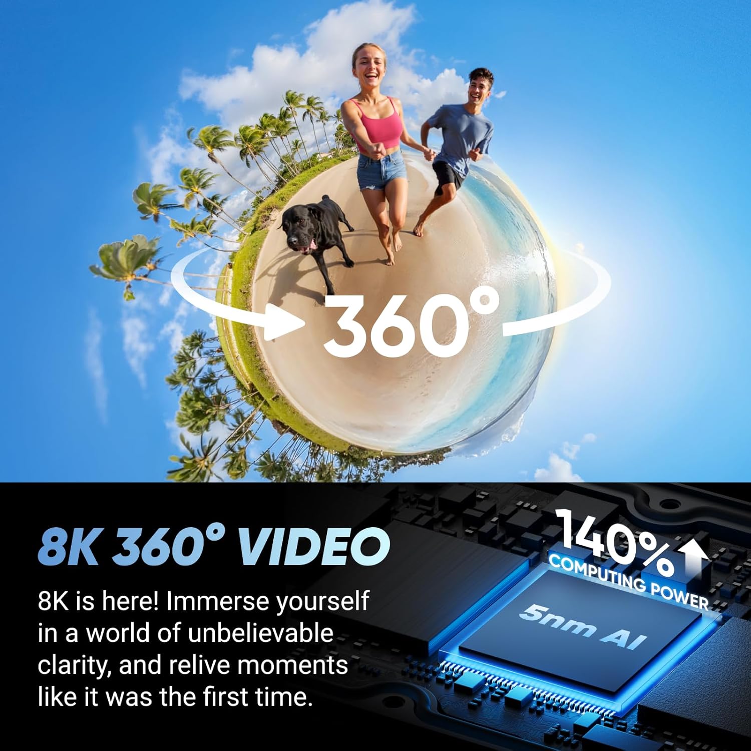 Insta360 X4 – Câmera de Ação 360° 8K - Image 2