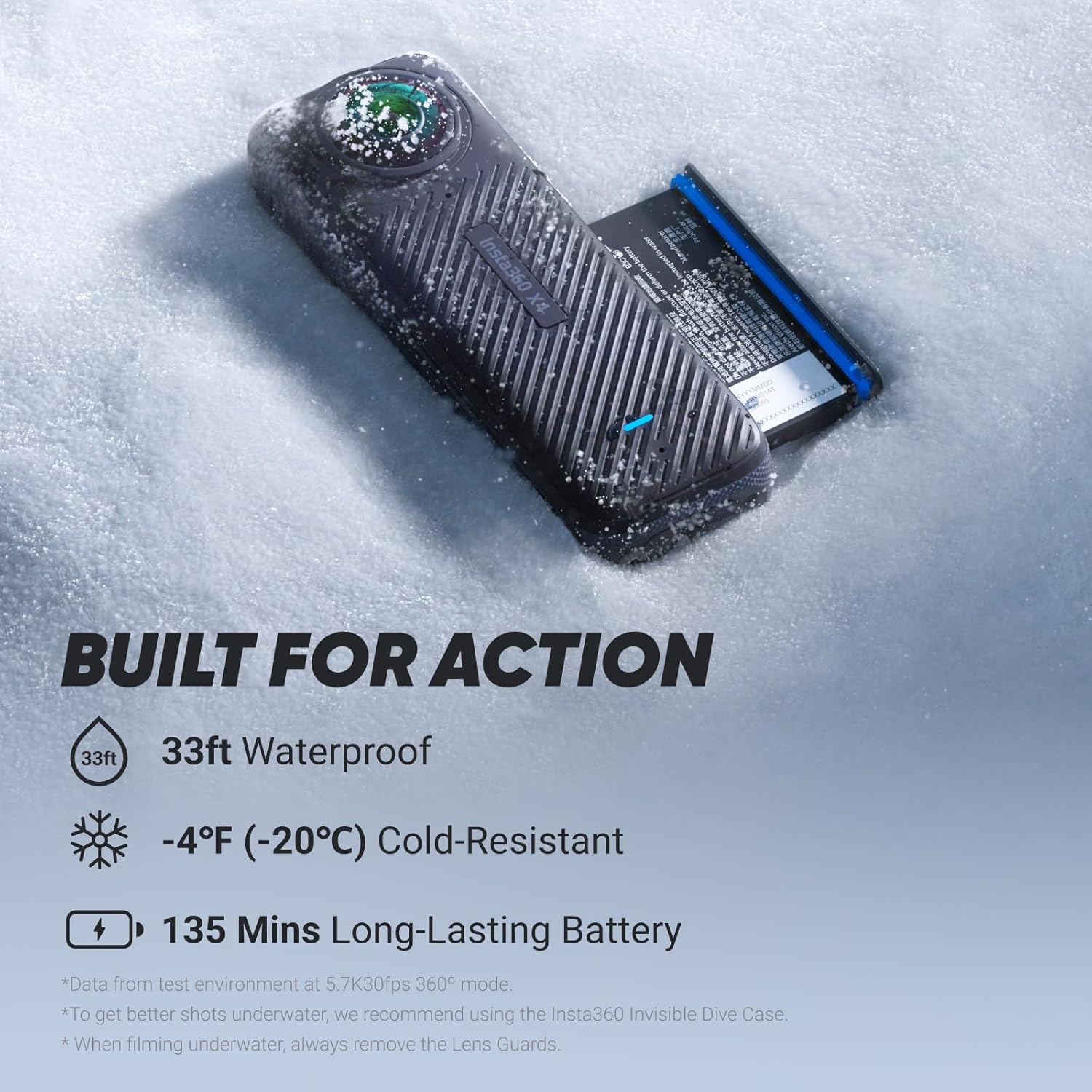 Insta360 X4 – Câmera de Ação 360° 8K - Image 5