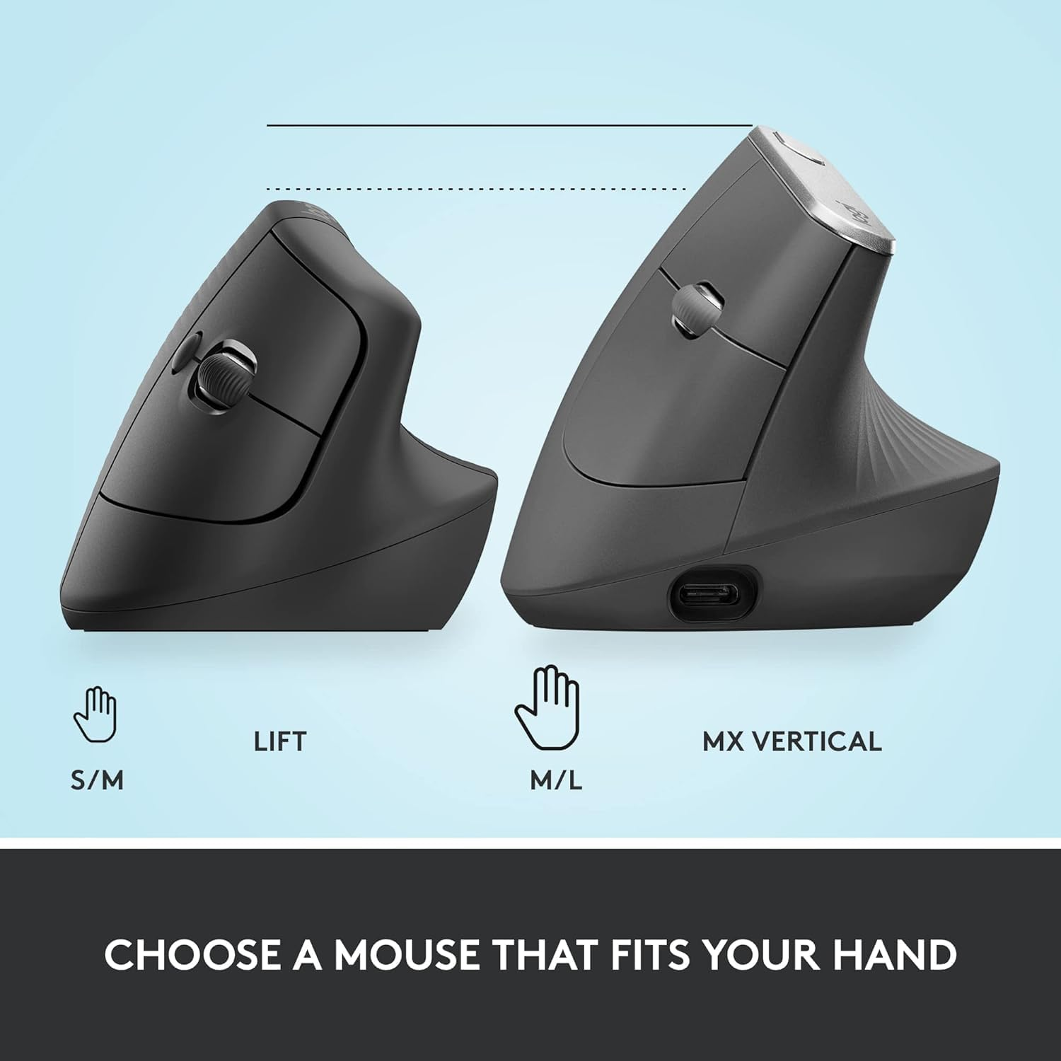 Logitech Lift Vertical Ergonomic Mouse – Sem Fio - Image 7