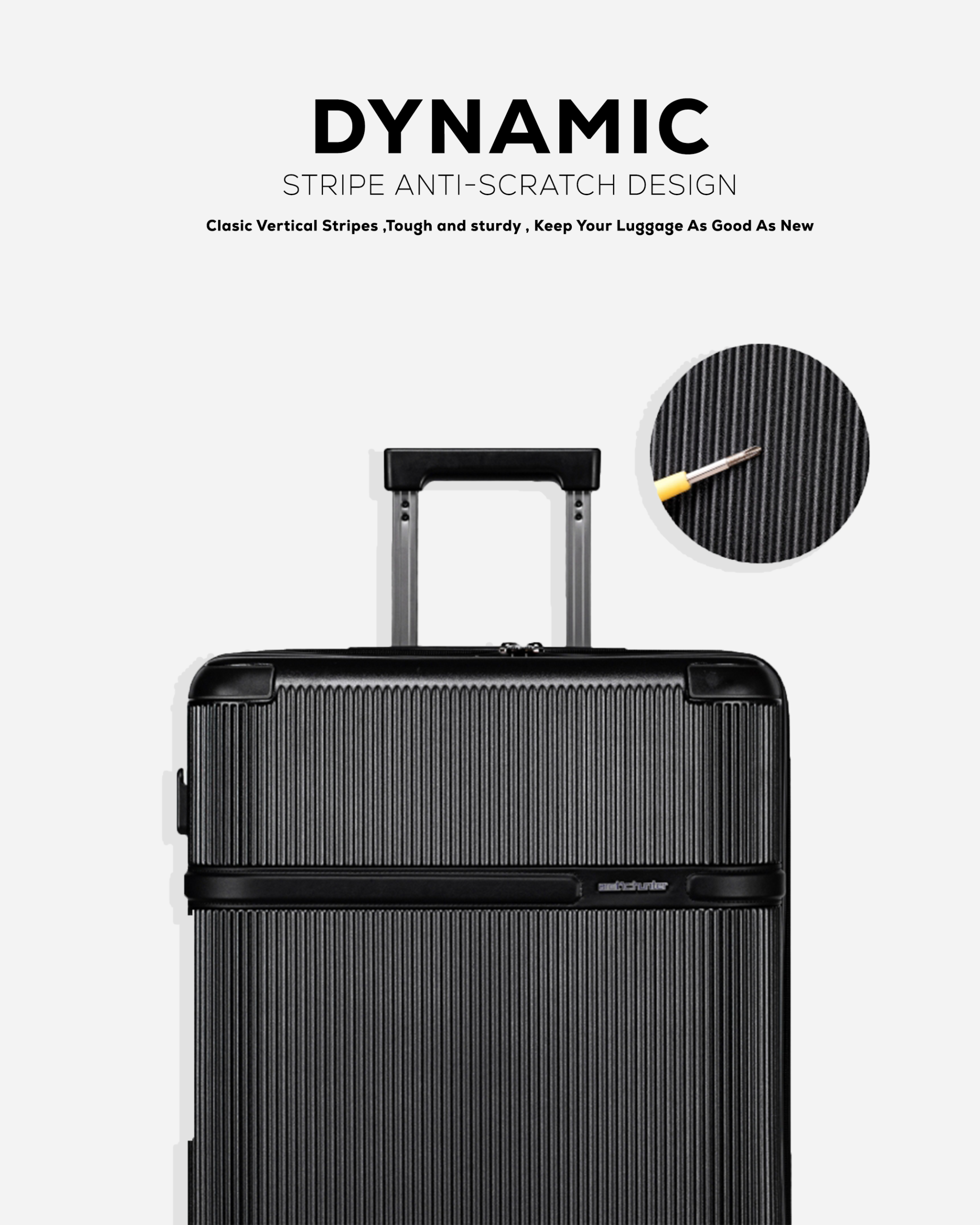 Mala de Viagem Arctic Hunter LGX001 – Conjunto de 3 Peças (20” + 24” + 28”) - Image 4