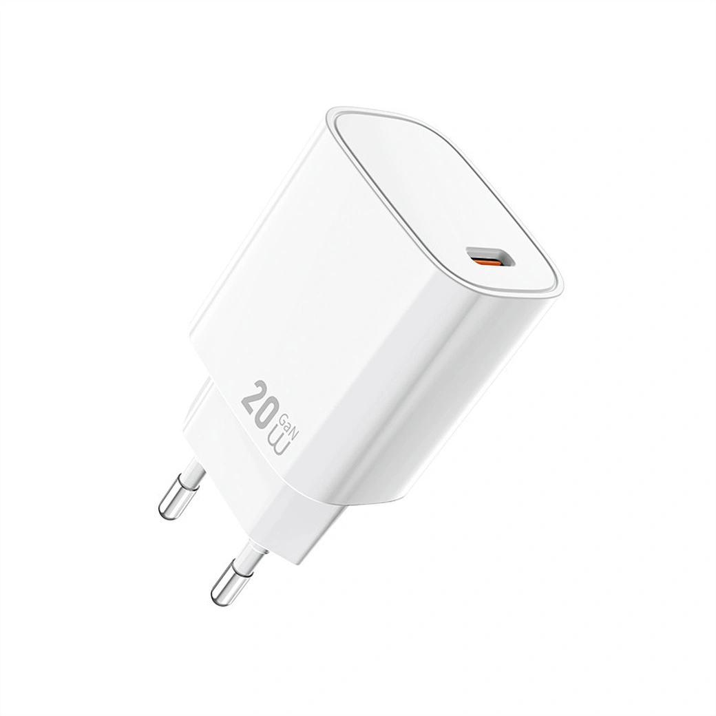 WI-G007EU – CARREGADOR DE CELULAR Carregador Rápido WiWU 20W Essen GaN (Plug EU) - Image 2
